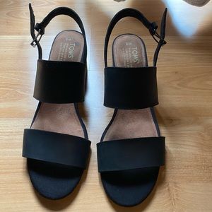 TOMS Black heels